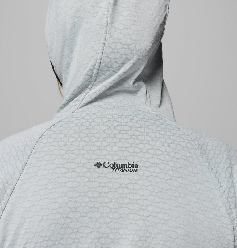 Women's Arctic Crest II Hooded Technical Fleece Jacket, Color: Tea Light, image 9