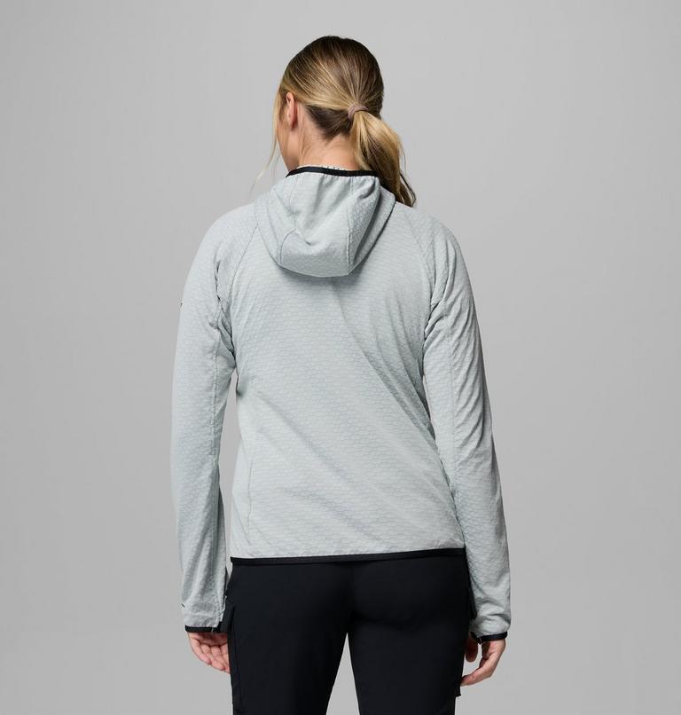 Women's Arctic Crest II Hooded Technical Fleece Jacket, Color: Tea Light, image 3