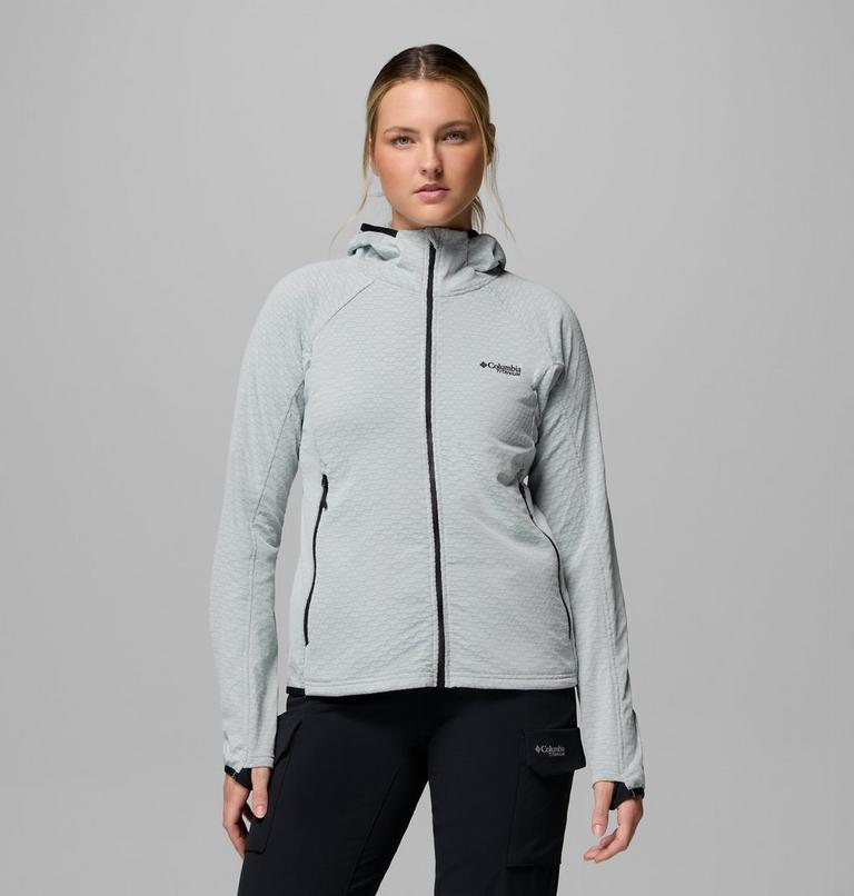 Women's Arctic Crest II Hooded Technical Fleece Jacket, Color: Tea Light, image 1