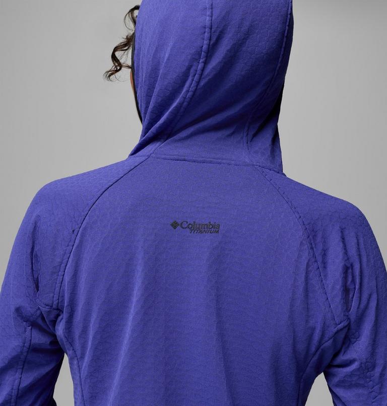 Women's Arctic Crest II Hooded Technical Fleece Jacket, Color: Purple Quartz, image 9