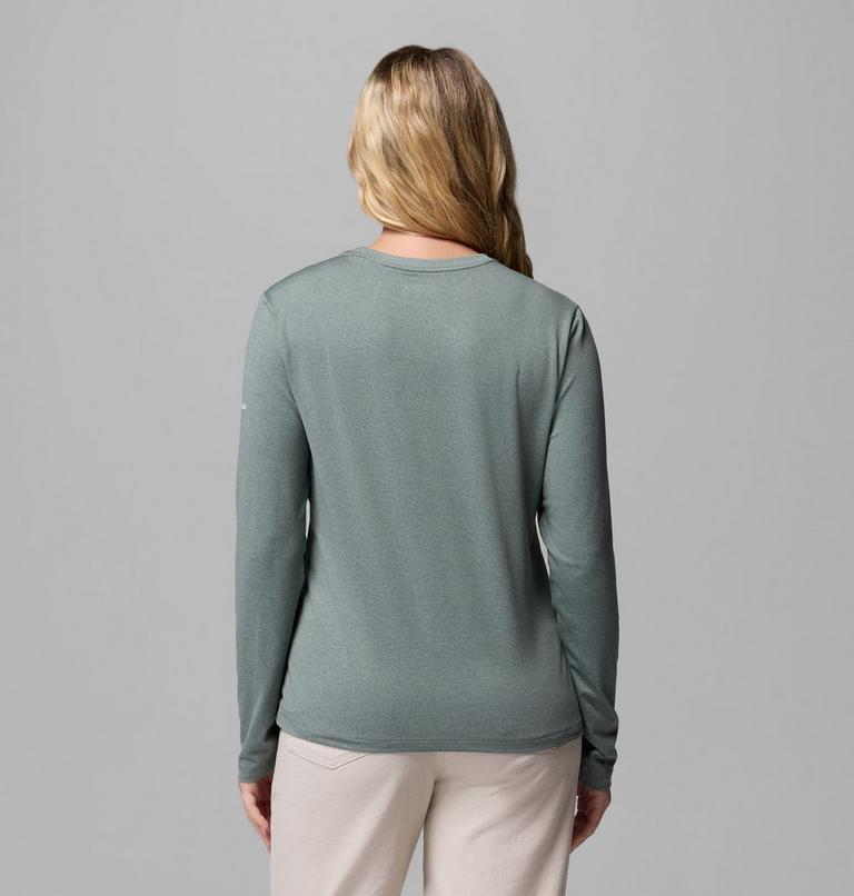 T-shirt Technique avec Graphisme Manches Longues Parsons Point Femme, Color: Sedona Sage Heather, All Terrain, image 3