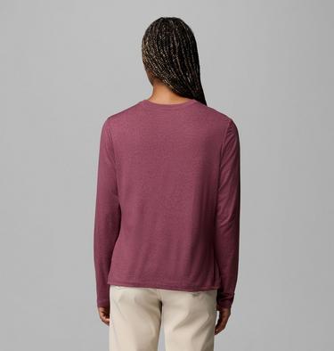 T-shirt Technique avec Graphisme Manches Longues Parsons Point Femme, Color: Antique Mauve Heather, All Terrain, image 15