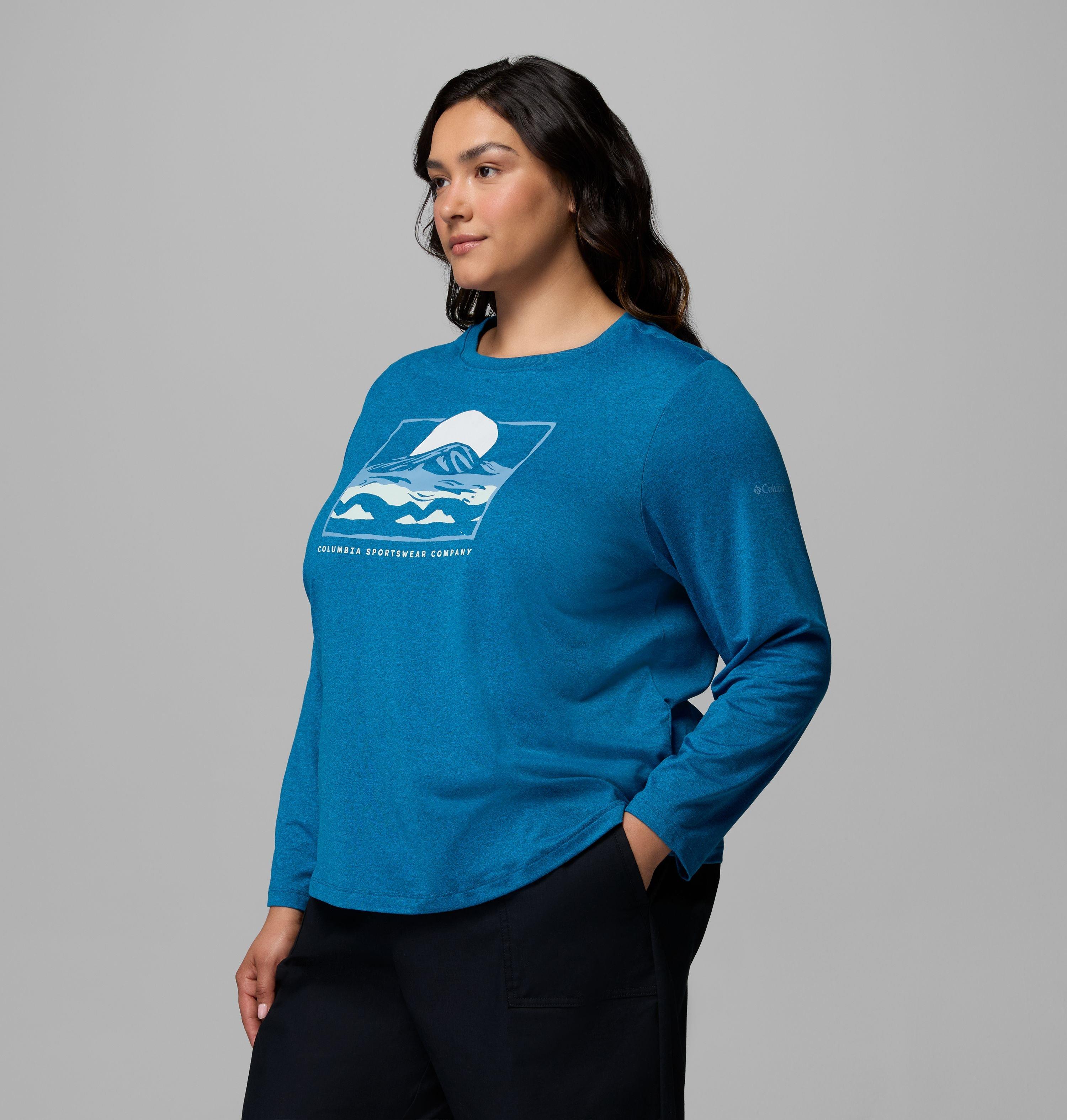 Femme – T-shirt imprimé à manches longues Parsons Point – Grandes tailles 4