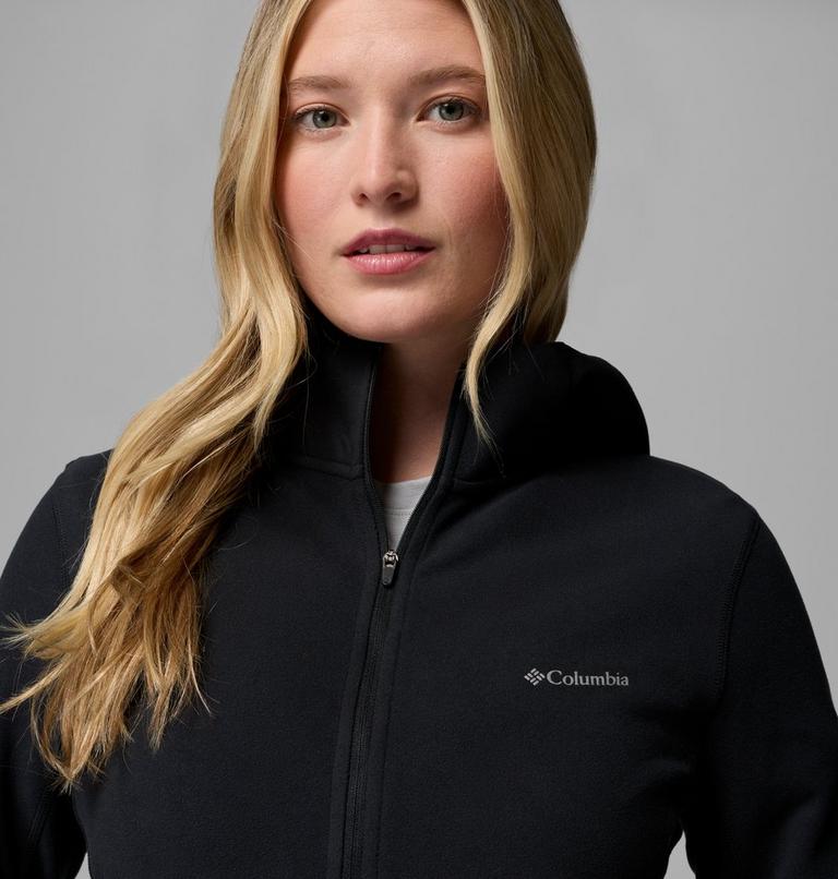 Women's Star Valley Hooded Fleece Jacket, Color: Black, image 7