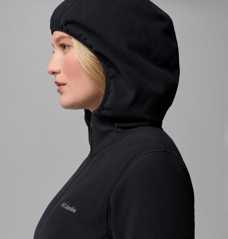 Women's Star Valley Hooded Fleece Jacket, Color: Black, image 8