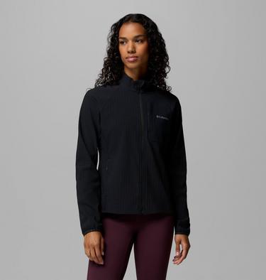 Women's Superior Summit Grid Fleece Jacket, Color: Black, image 5
