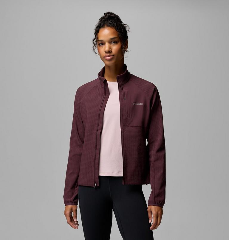 Women's Superior Summit Grid Fleece Jacket, Color: Moonvista, image 5