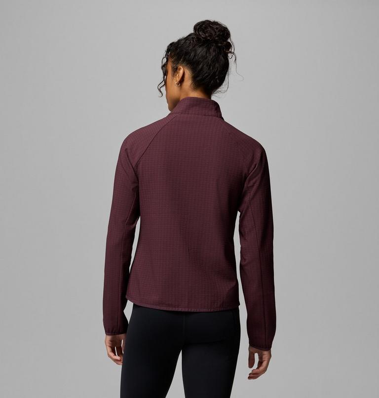 Women's Superior Summit Grid Fleece Jacket, Color: Moonvista, image 3