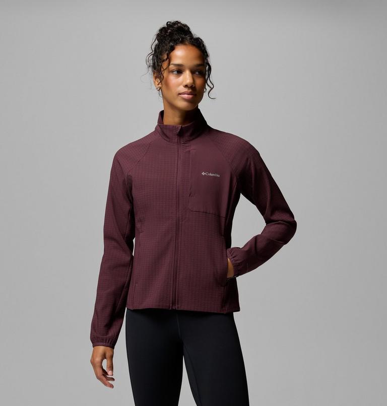 Women's Superior Summit Grid Fleece Jacket, Color: Moonvista, image 1