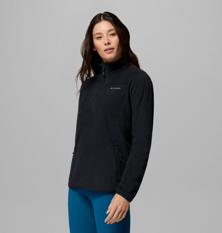 Women's Pacific Arch 200 Half Zip Fleece, Color: Black, image 4