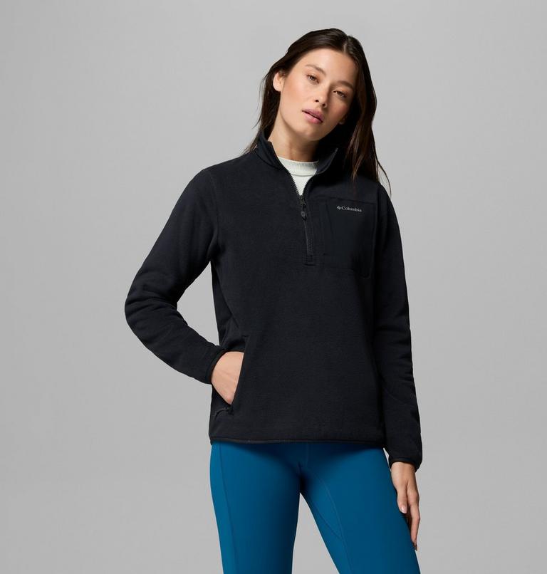 Women's Pacific Arch 200 Half Zip Fleece, Color: Black, image 5