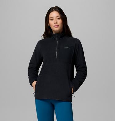 Women's Pacific Arch 200 Half Zip Fleece, Color: Black, image 1