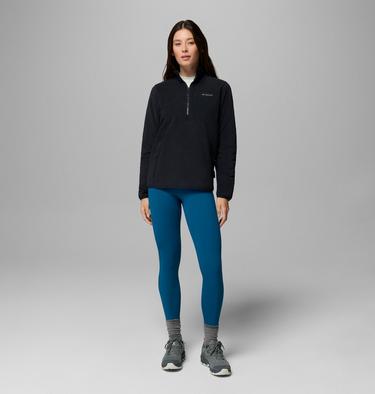 Women's Pacific Arch 200 Half Zip Fleece, Color: Black, image 2