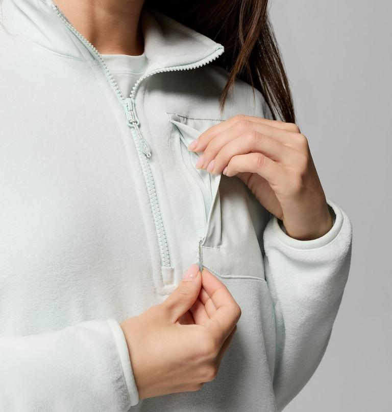 Women's Pacific Arch 200 Half Zip Fleece, Color: Tea Light, image 7