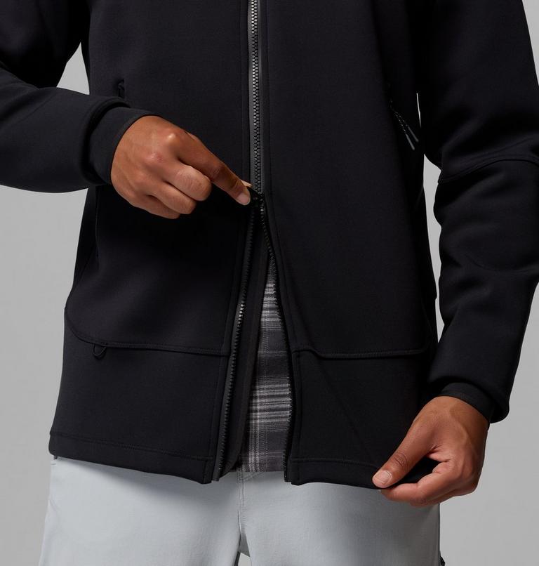 Men's Bomb Point Softshell Jacket, Color: Black, image 9