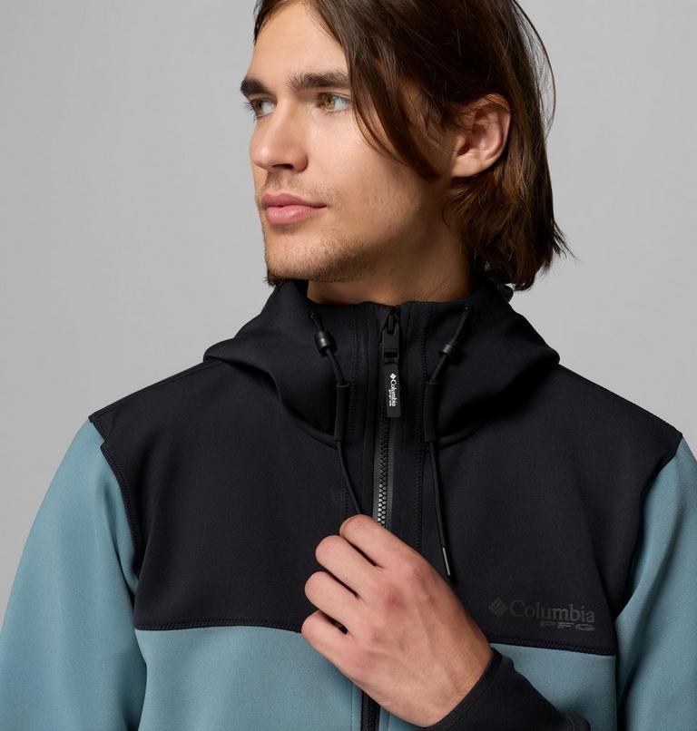 Men's Bomb Point Softshell Jacket, Color: Metal, Black, image 6