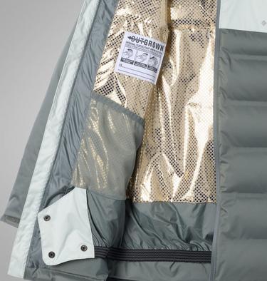 Youth Winter Powder Insulated Ski Jacket, Color: Sedona Sage, Tea Light, image 12