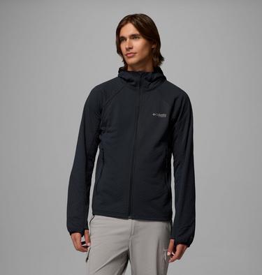 Men's Arctic Crest II Hooded Technical Fleece Jacket, Color: Black, image 5