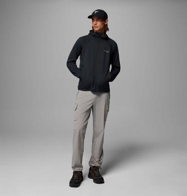 Men's Arctic Crest II Hooded Technical Fleece Jacket, Color: Black, image 6