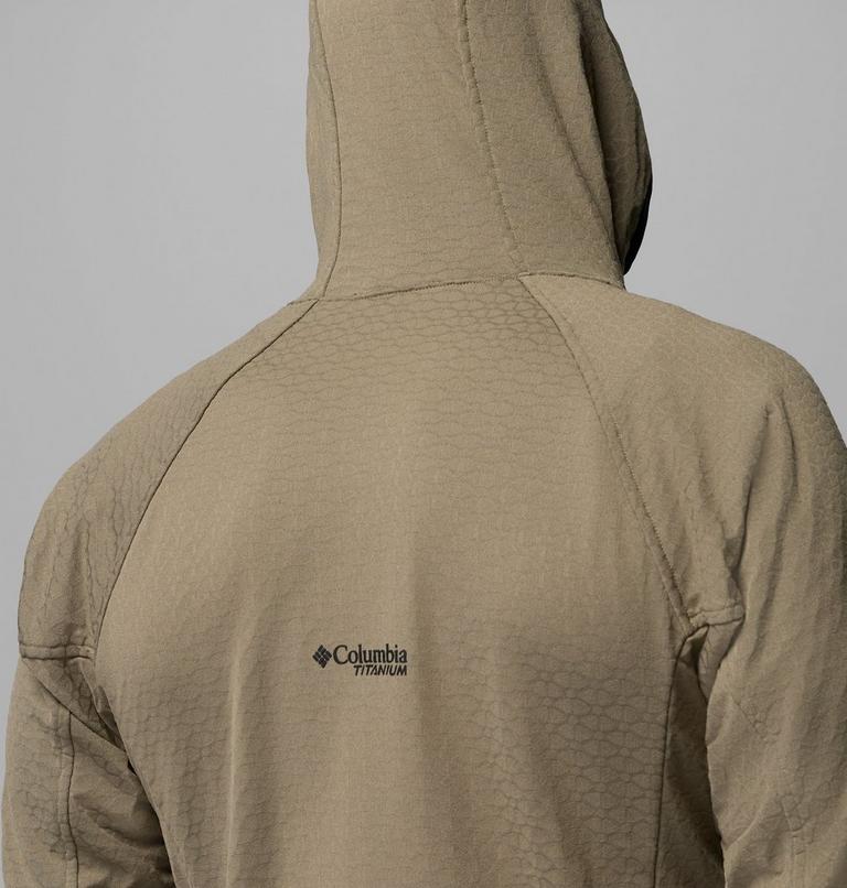 Men's Arctic Crest II Hooded Technical Fleece Jacket, Color: Stone Green, image 10