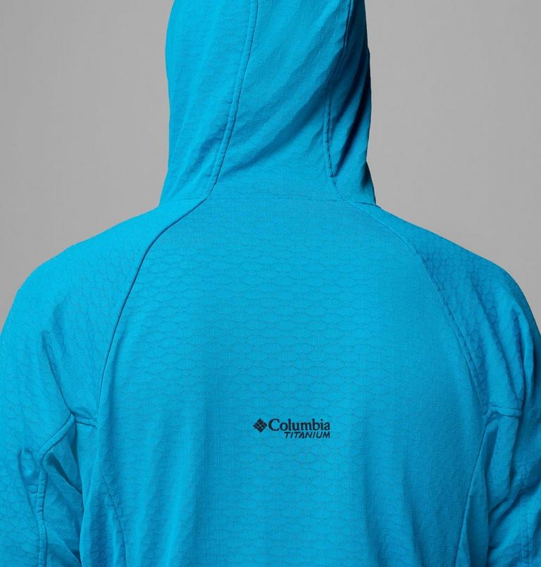 Men's Arctic Crest II Hooded Technical Fleece Jacket, Color: Compass Blue, image 10