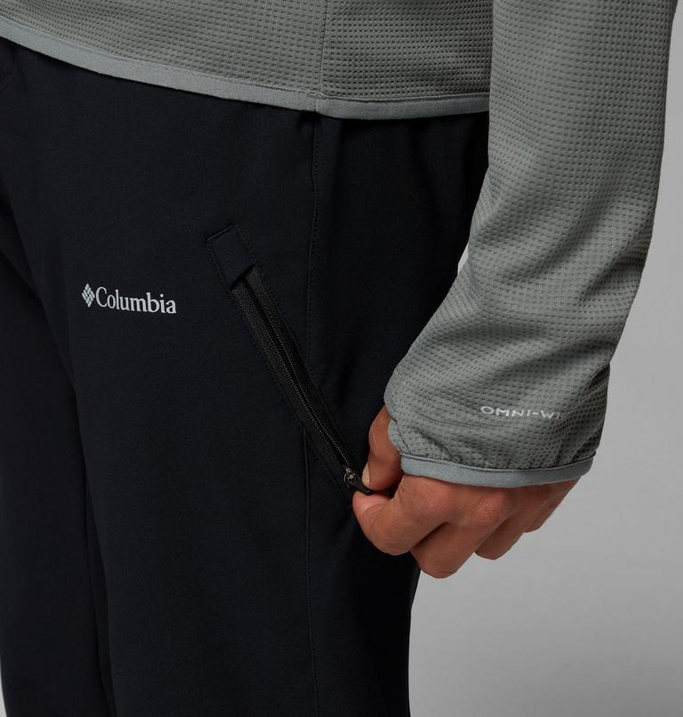 Men's Essential Hike Warm Hiking Trousers, Color: Black, image 8