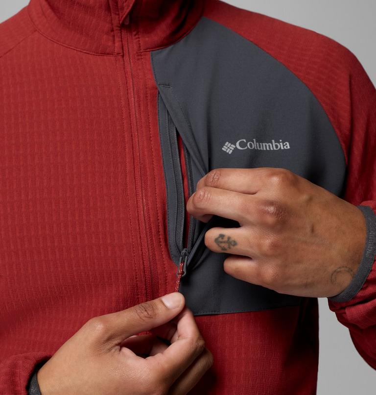 Superior Summit Grid Fleecejacke f&uuml;r M&auml;nner, Color: Red Oxide, image 7