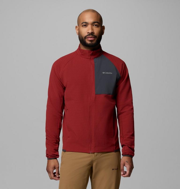 Superior Summit Grid Fleecejacke f&uuml;r M&auml;nner, Color: Red Oxide, image 1