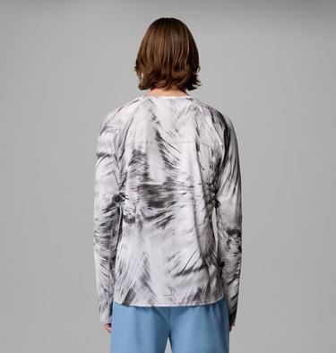 Camiseta t&eacute;cnica de manga larga con estampado Stealth Springs para hombre, Color: Shark, Treerun, image 7