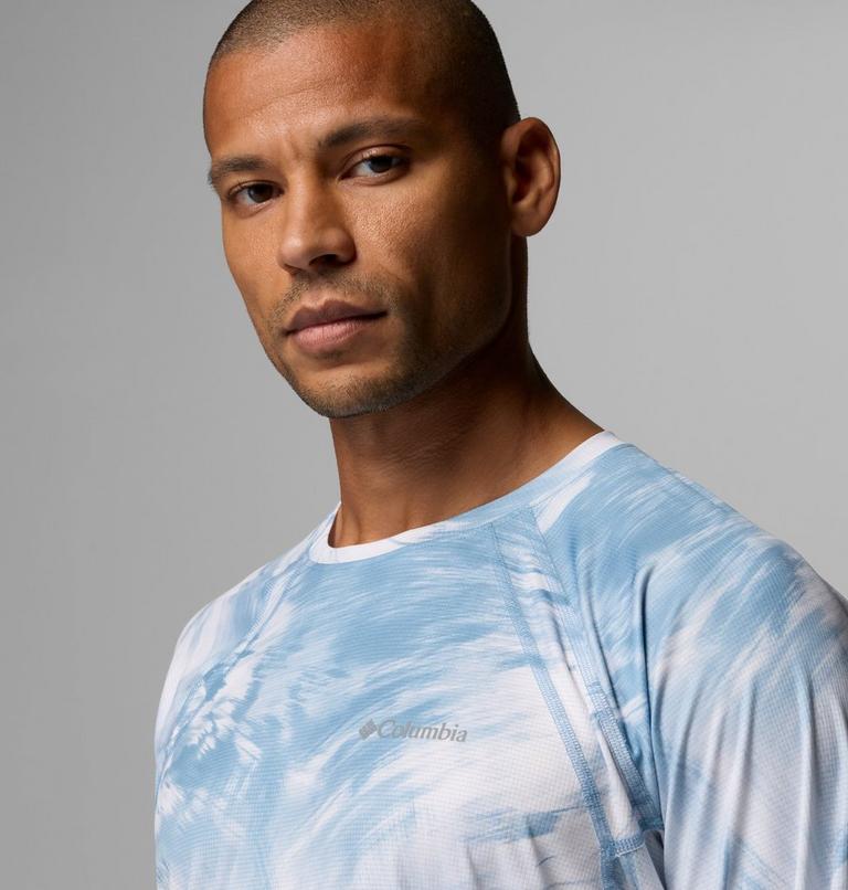 Men's Stealth Springs Printed Technical Long Sleeve T-Shirt, Color: Rainy Day, Treerun, image 5