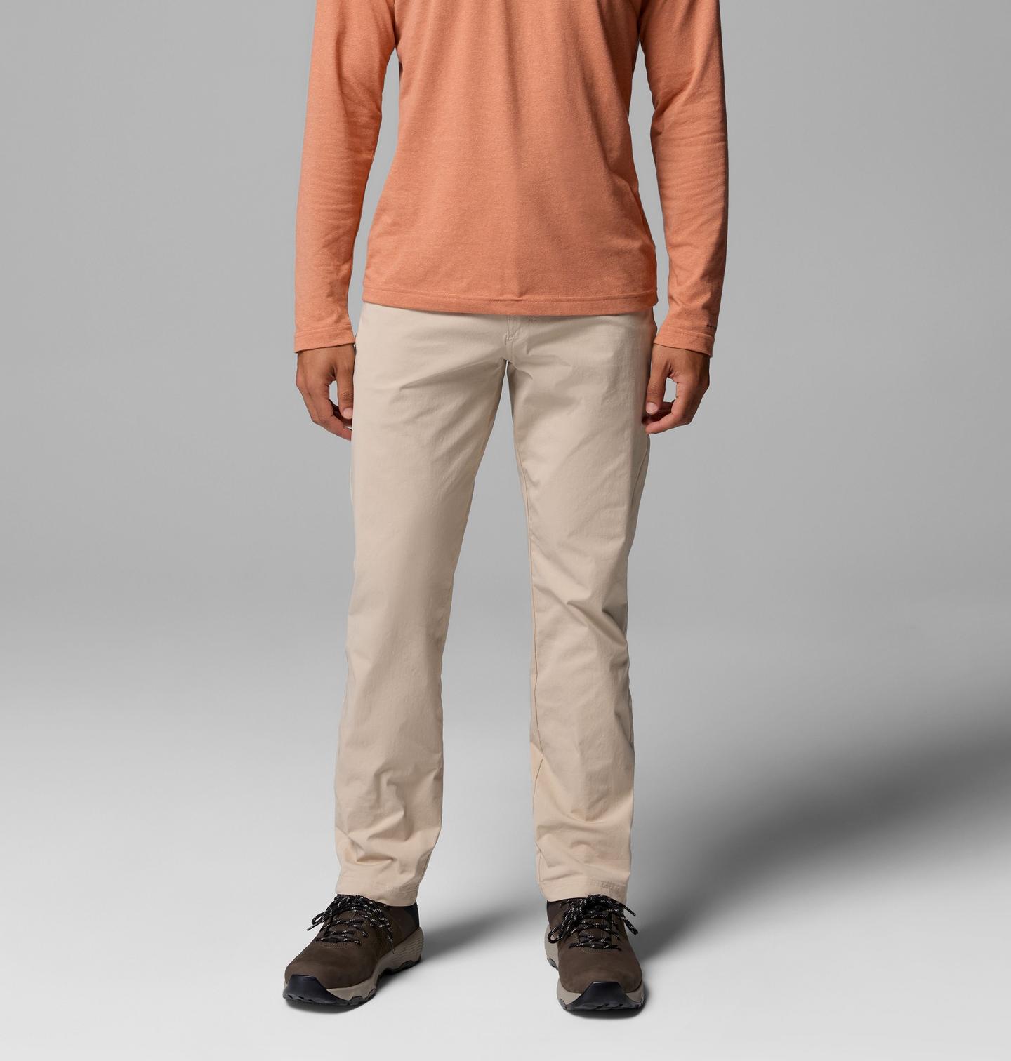 Мужские брюки Columbia Pitchstone Chino, цвет: Серо-бежевый — фото 1
