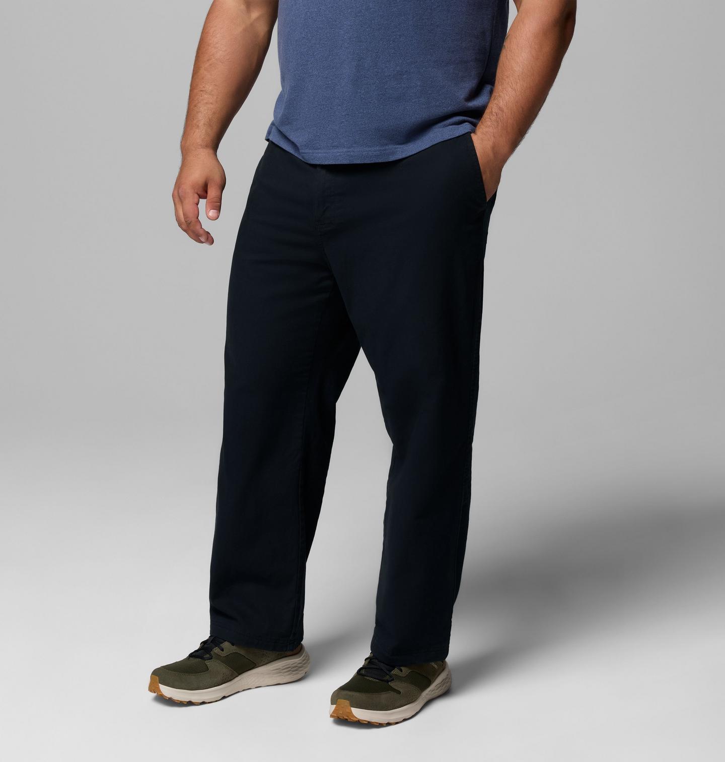 Мужские брюки Columbia Pitchstone Warm Lined Pants - Big, цвет: Чёрный — фото 4