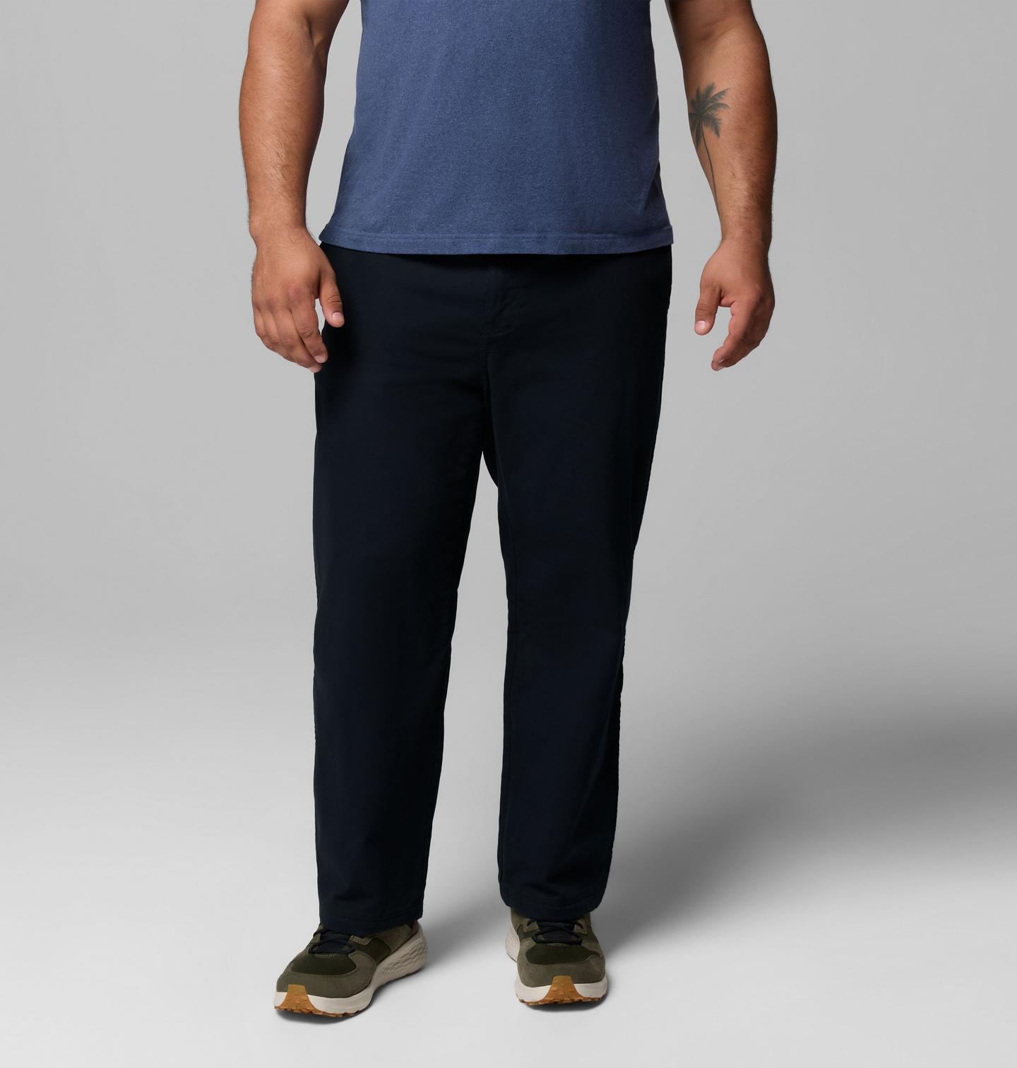Мужские брюки Columbia Pitchstone Warm Lined Pants - Big, цвет: Чёрный — фото 1