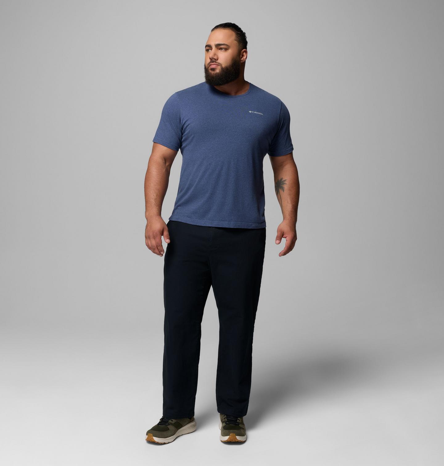 Мужские брюки Columbia Pitchstone Warm Lined Pants - Big, цвет: Чёрный — фото 2