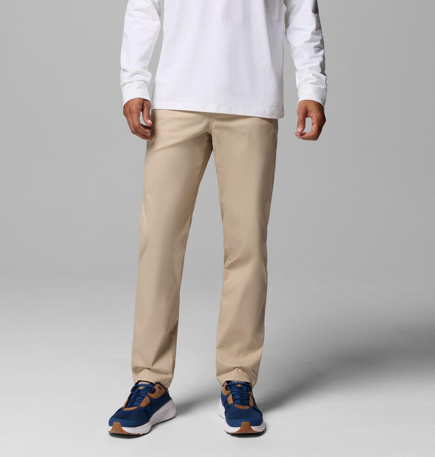 Мужские брюки Columbia PFG Crooked River, цвет: Серо-бежевый — фото 1