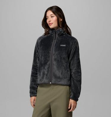 Women's Canyon Camp Sherpa Fleece Jacket, Color: Shark, Diamond, image 12