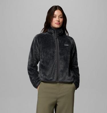 Women's Canyon Camp Sherpa Fleece Jacket, Color: Shark, Diamond, image 9