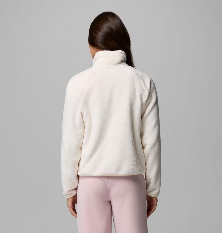Women's Canyon Camp Sherpa Fleece Jacket, Color: Chalk, Plush, image 3