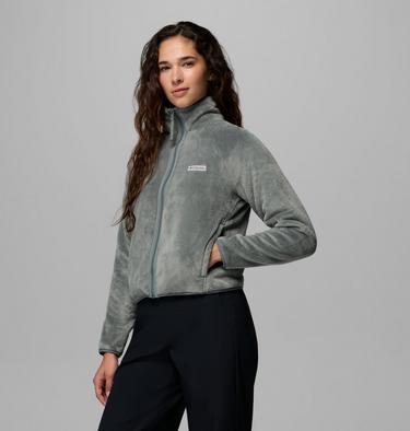 Women's Canyon Camp Sherpa Fleece Jacket, Color: Sedona Sage, Plush, image 8