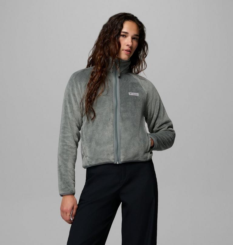 Women's Canyon Camp Sherpa Fleece Jacket, Color: Sedona Sage, Plush, image 1