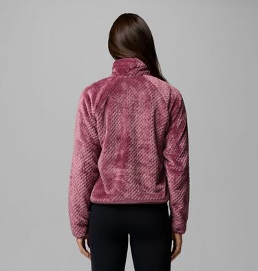 Women's Canyon Camp Sherpa Fleece Jacket, Color: Antique Mauve, Diamond, image 15