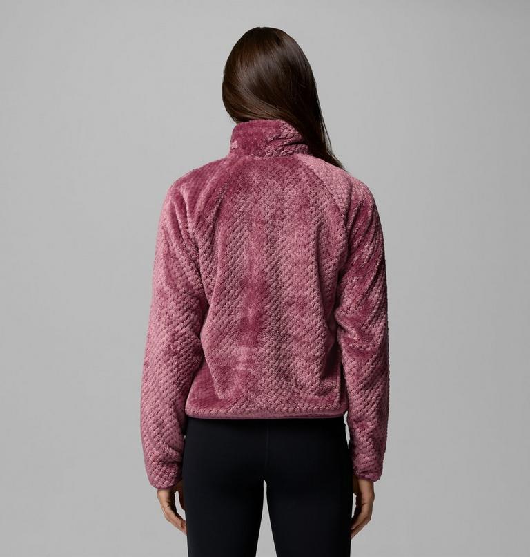 Women's Canyon Camp Sherpa Fleece Jacket, Color: Antique Mauve, Diamond, image 3