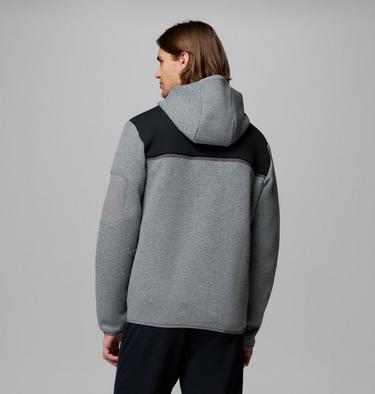 Hoodie Enti&egrave;rement Zipp&eacute; Agate Rock Homme, Color: City Grey Heather, Black, image 7