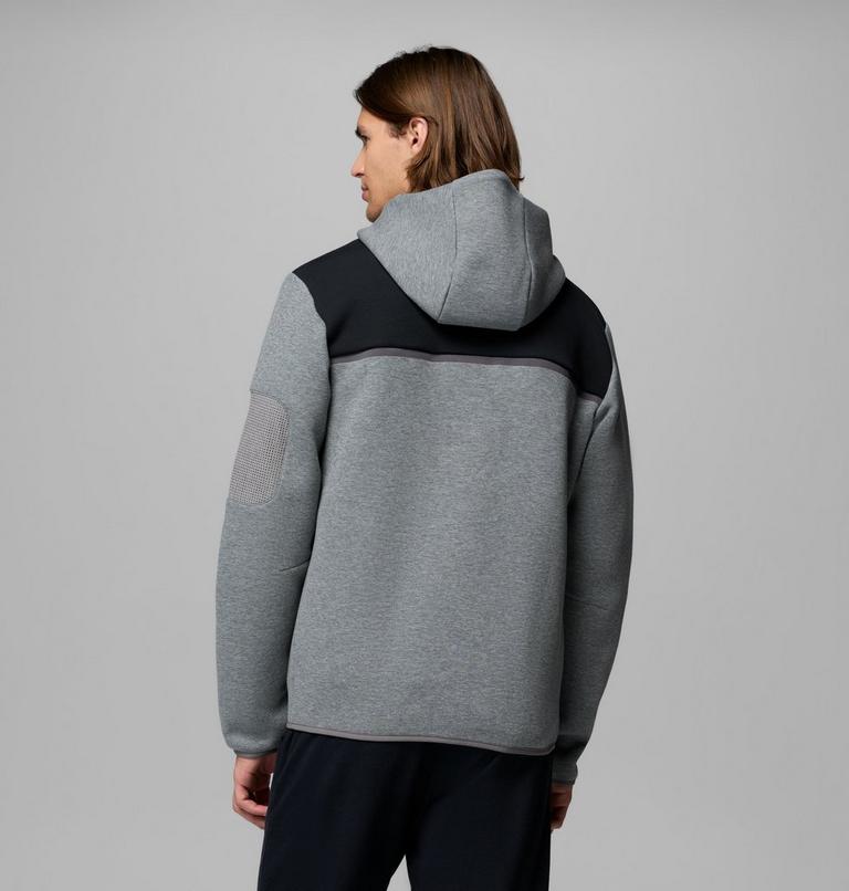 Hoodie Enti&egrave;rement Zipp&eacute; Agate Rock Homme, Color: City Grey Heather, Black, image 3
