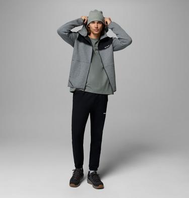 Hoodie Enti&egrave;rement Zipp&eacute; Agate Rock Homme, Color: City Grey Heather, Black, image 6
