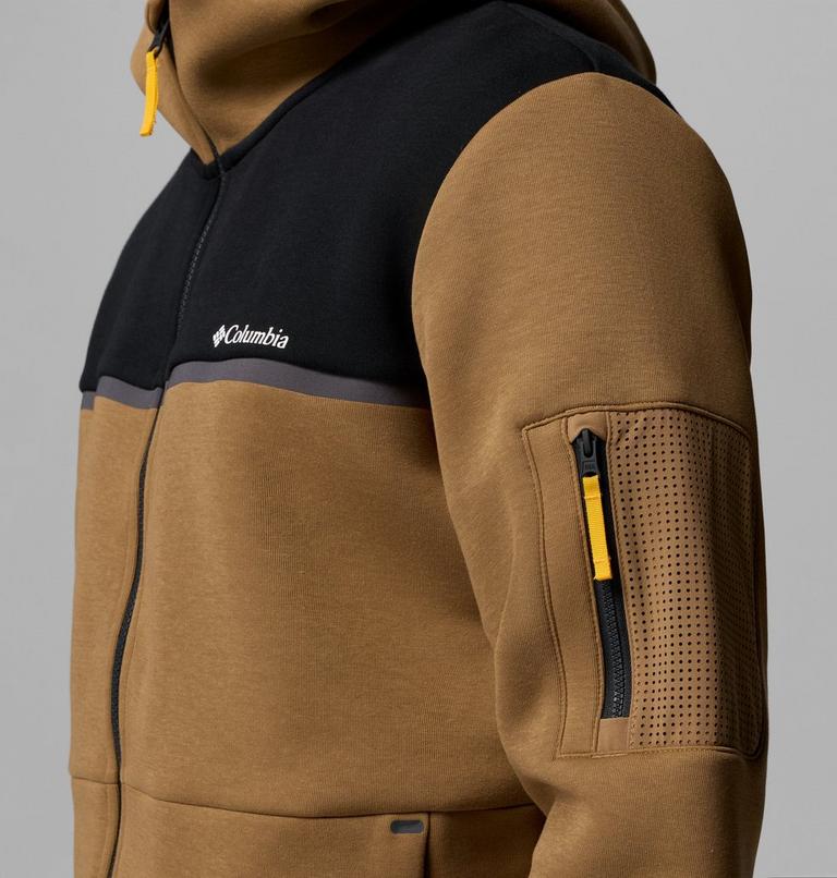 Agate Rock Full-Zip-Hoodie f&uuml;r M&auml;nner, Color: Delta, Black, image 7