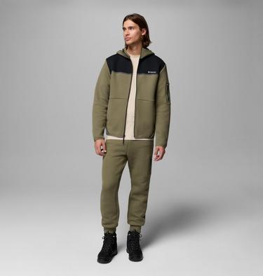 Hoodie Enti&egrave;rement Zipp&eacute; Agate Rock Homme, Color: Stone Green, Black, image 2