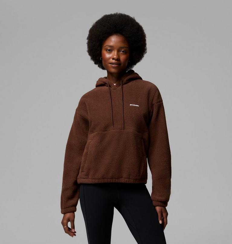 Hoodie en Polaire Sherpa Timber Meadow MTR Femme, Color: Tobacco, image 1