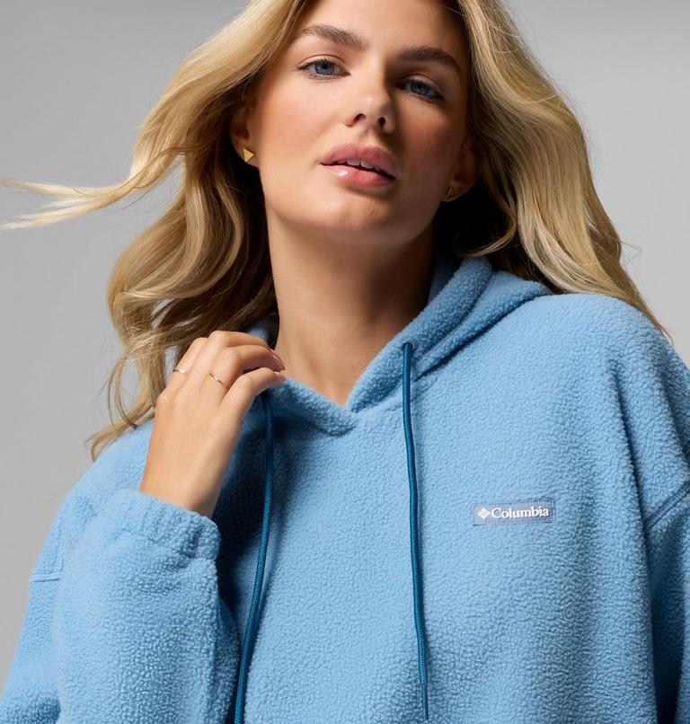 Women's Timber Meadow MTR Sherpa Fleece Hoodie, Color: Rainy Day, image 6