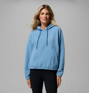 Women's Timber Meadow MTR Sherpa Fleece Hoodie, Color: Rainy Day, image 1
